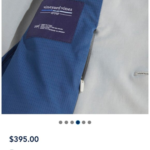 Vineyard Vines Men's On-The-Go Blazer 42L - Picture 5 of 5